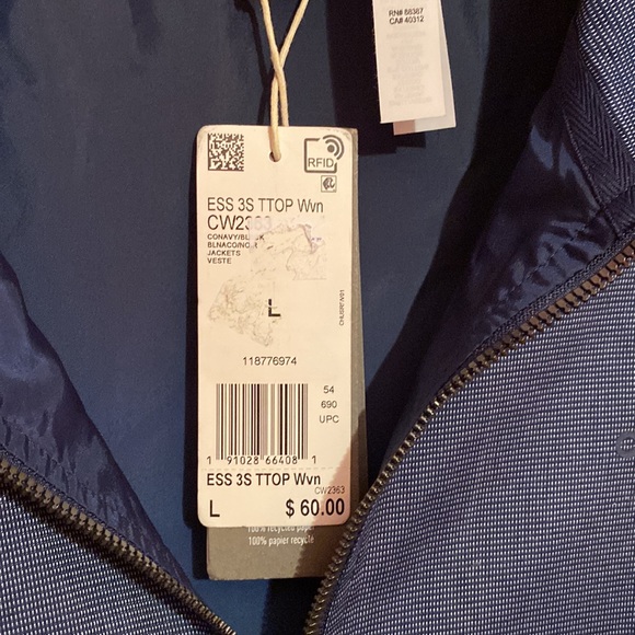 NWT Adidas jacket large - Picture 3 of 6